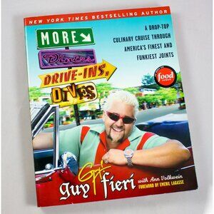 More Diners Drive-Ins & Dives By Guy Fieri Paperback Food Network 2009